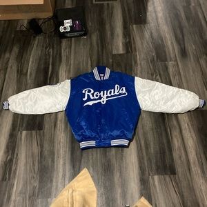 Vintage Kansas City Royals Diamond Collection Starter Jacket Size Large 90s